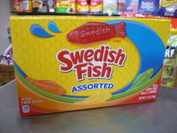 SWEDISH FISH - THEATRE BOX - 99gm